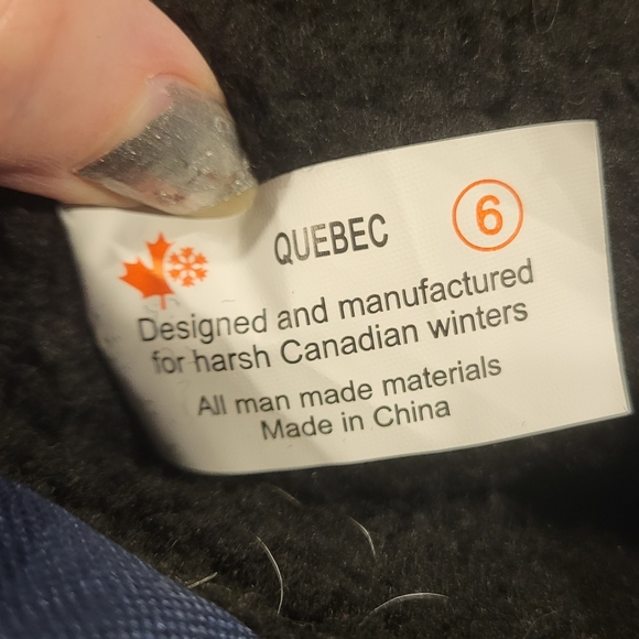 Tundra Quebec women's size 6, waterproof, made for Canadian winters, blue - Picture 2 of 10